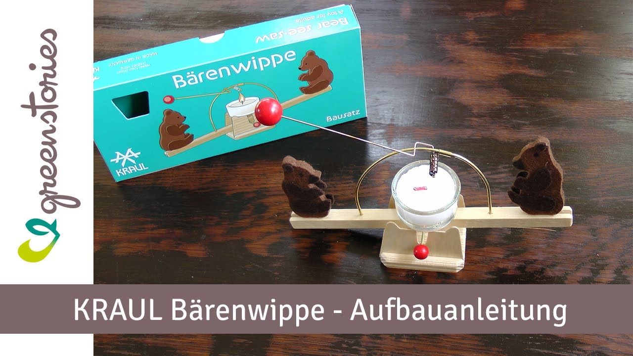 Experimentierkasten Lichtwippe mit Bären