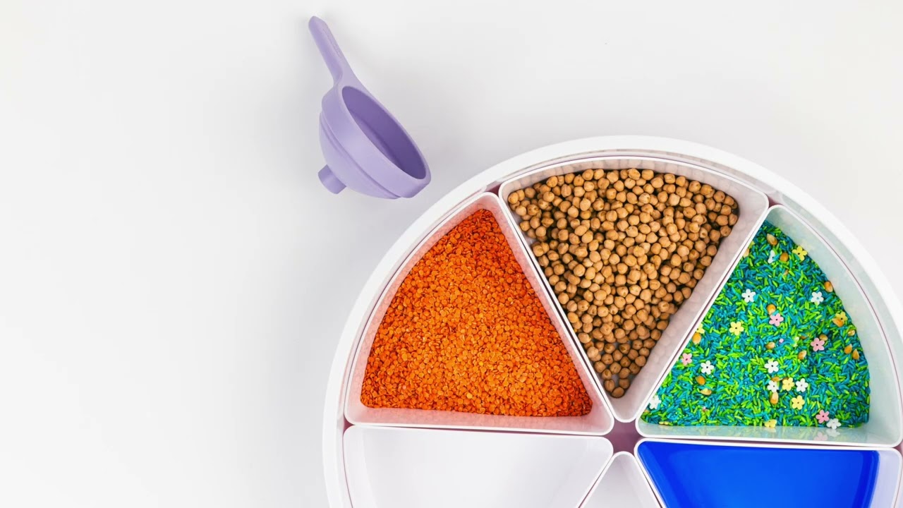 Sensorisches Spiel Starter Kit lila 5 Teile