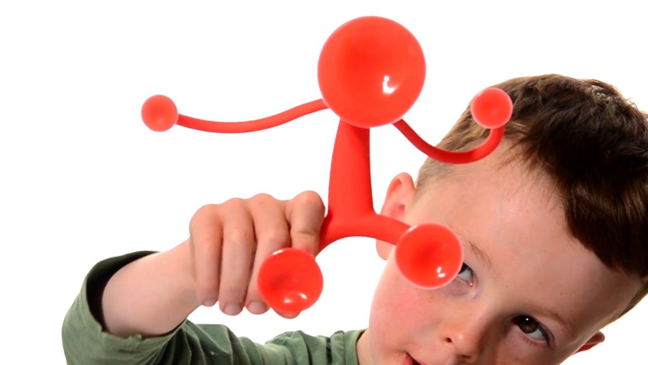 Elastische Spielfigur rot 13 cm ab 3 Jahren