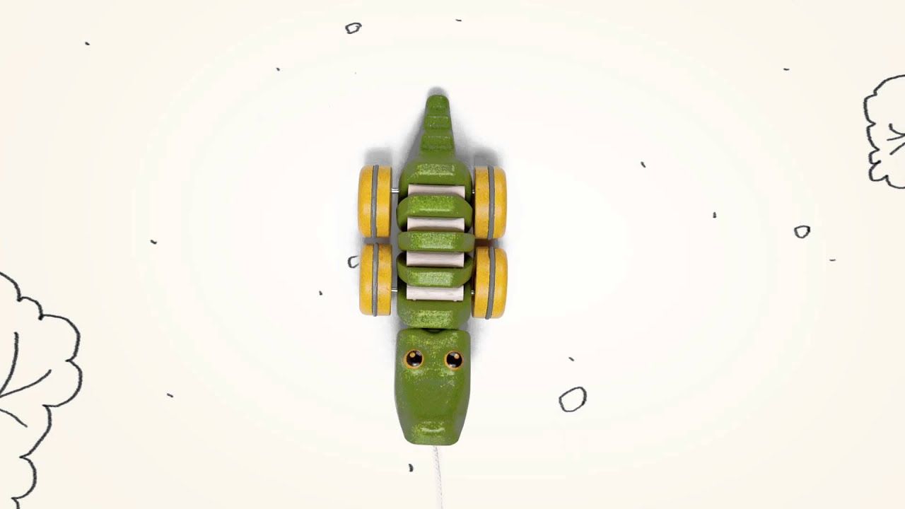 Nachziehtier bunter Alligator