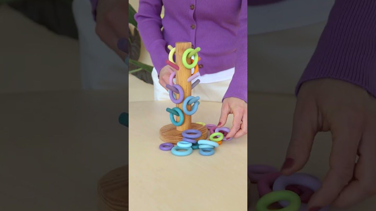 Sortierhilfe für Bauringe Pastell