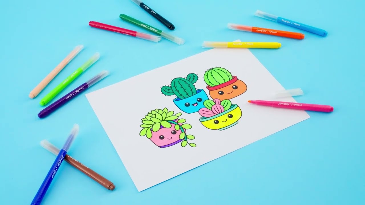 12 Filzstifte MONSTER abwaschbar 2,8mm Spitze