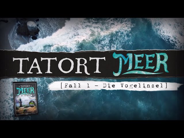 Krimispiel wiederverwendbar Tatort Meer- Die Vogelinsel ab 14 Jahren