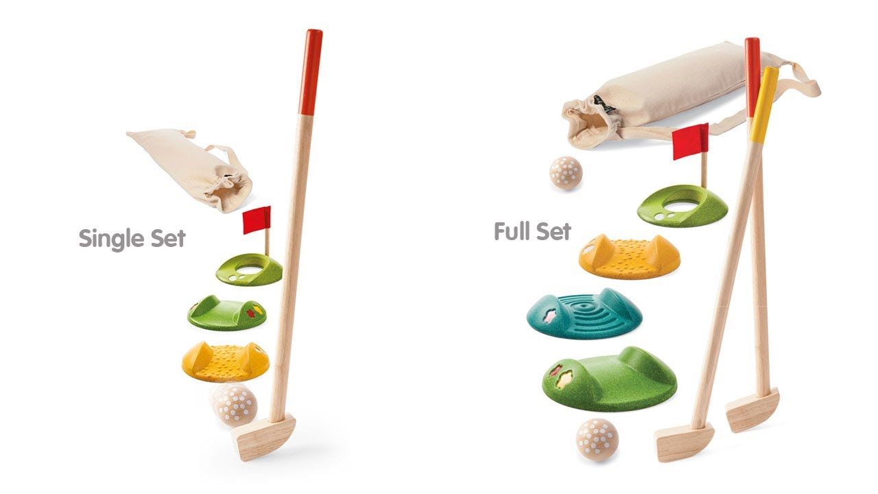 Minigolf Set für 2 Spieler, 9-teilig