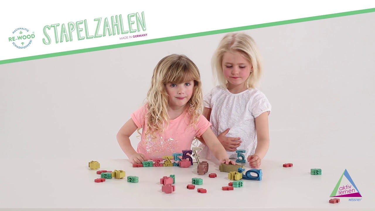 Stapelzahlen 100er Zahlenraum 34 Stück bunt