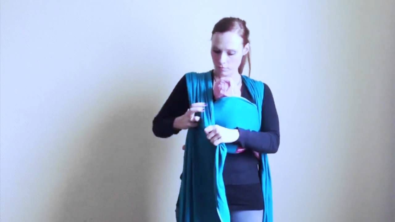 Sling - elastisches Tragetuch  - einfacher zu binden