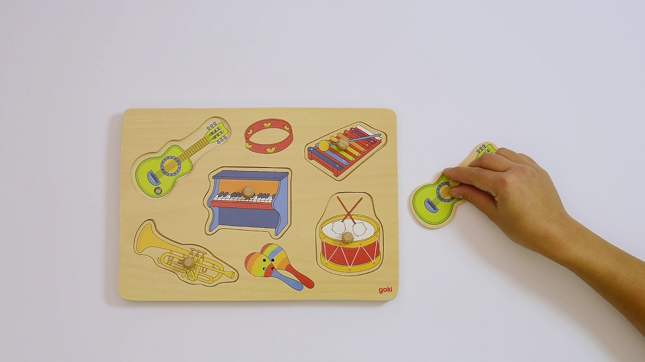 Sound- & Steckpuzzle - 5 tlg - Fahrzeuggeräusche