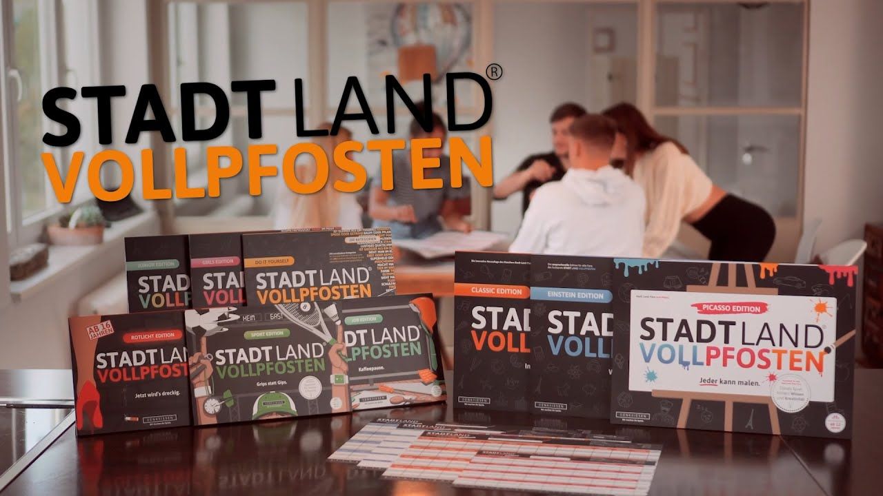 Stadt Land Vollpfosten- Junior Edition A4 ab 9