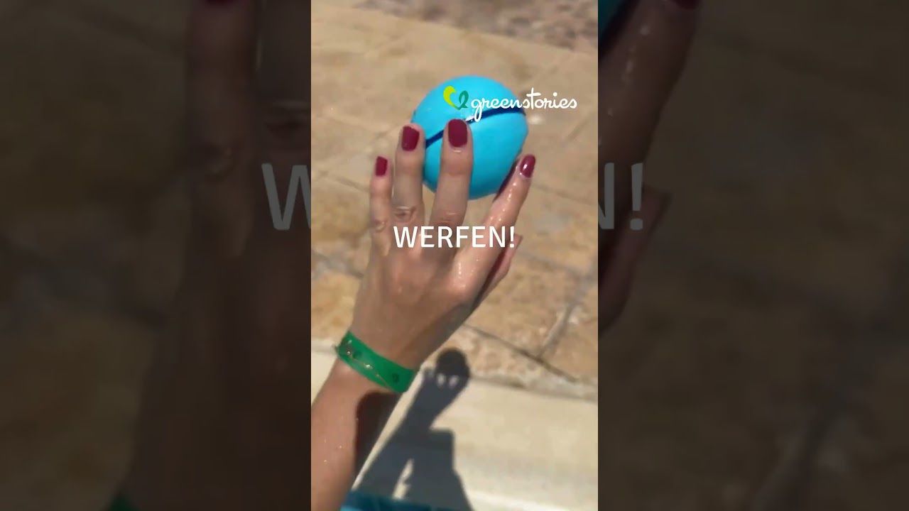 Wiederverwendbare und super stabile Wasserbomben Tiere im 4er-Set